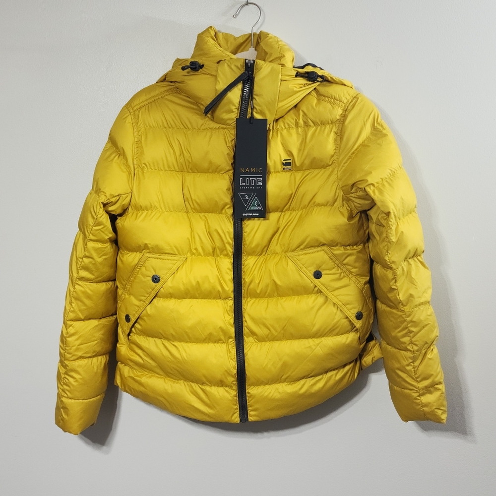 New G-Star Raw Whistler Padded Hooded Down Puffer Jacket XS